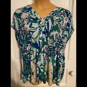 Liz Claiborne Tropical Blouse